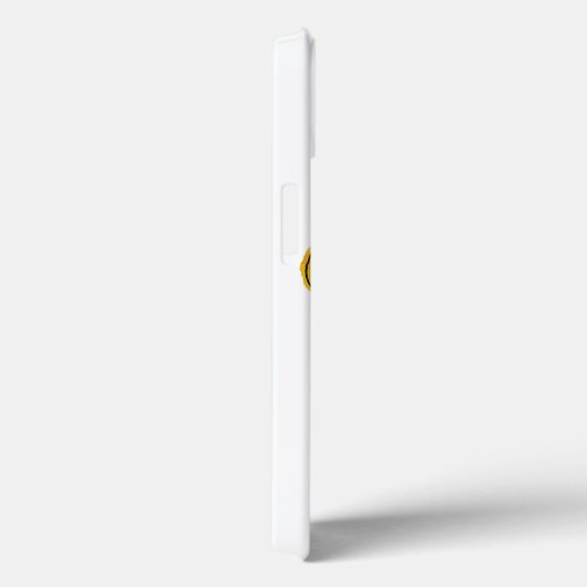 Farblich weißes Orange und Gelb Case-Mate iPhone Hülle (Rückseite / Rechts)