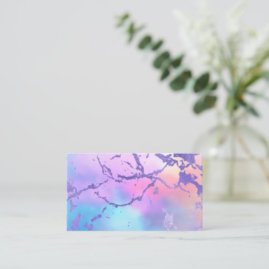 Farbliche Abstrakte Farbmuster Visitenkarte (Stehend Vorderseite)