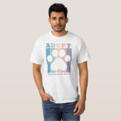 Farbliche Adoptierte T-Shirt (Vorne ganz)