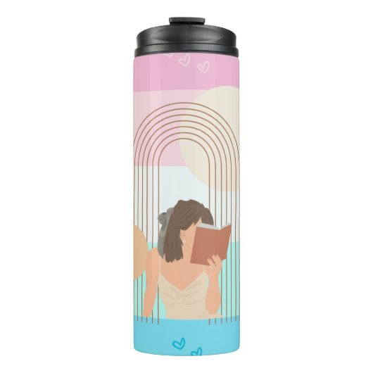 Farbliche Ästhetik Thermosbecher (Vorderseite)