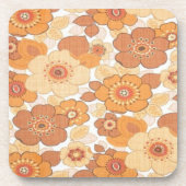 Farbliche Blume Getränkeuntersetzer (Vorderseite)