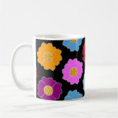 Farbliche Blume Kaffeetasse (Links)
