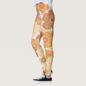 Farbliche Blume Leggings (Links)
