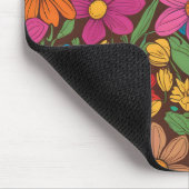 Farbliche Blume Mousepad (Ecke)