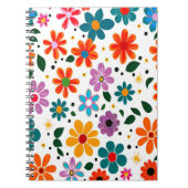 Farbliche Blume Notizblock (Vorderseite)