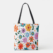 Farbliche Blume Tasche (Rückseite)