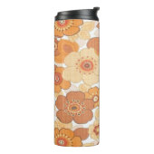 Farbliche Blume Thermosbecher (Nach links gedreht)