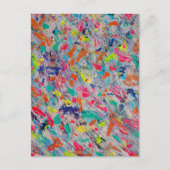 Farbliche Darstellung in Acrylfarbe Postkarte (Vorderseite)
