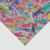 Farbliche Darstellung in Acrylfarbe Seidenpapier (Ausschnitt)