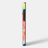 Farbliche Farbspritzen iPhone Hülle (Linke Seite)