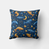 Farbliche Fischmuster Kissen (Rückseite)