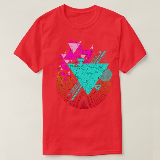 Farbliche Geometrie Art 1 T-Shirt (Design vorne)
