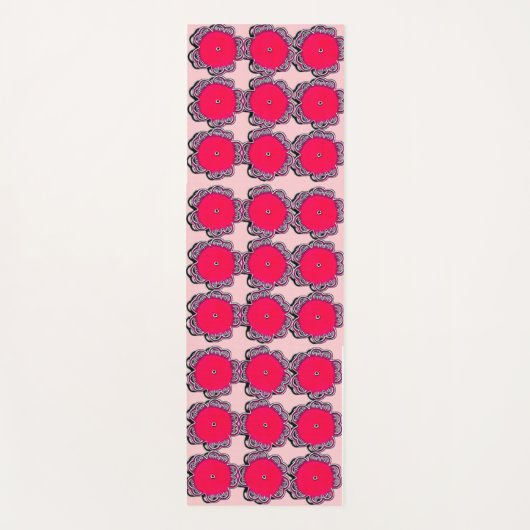 Farbliche Harmonie: Yoga Mat Art Design" Yogamatte (Vorderseite)