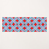 Farbliche Harmonie: Yoga Mat Art Design" Yogamatte (Vorderseite (Horizontal))