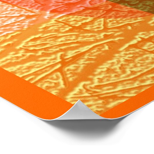 Farbliche Haut Poster (Ecke)