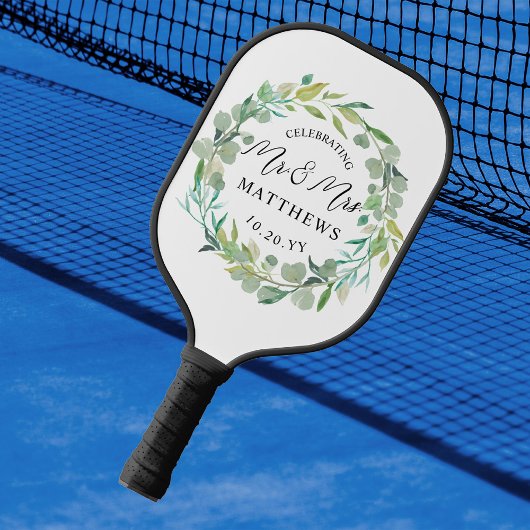 Farbliche Hochzeitsgrün Pickleball Schläger