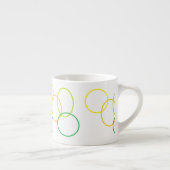 Farbliche Kreise Espressotasse (Rechts)