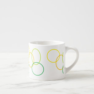 Farbliche Kreise Espressotasse