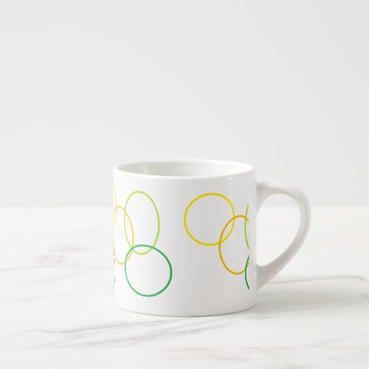Farbliche Kreise Espressotasse (Rechts)