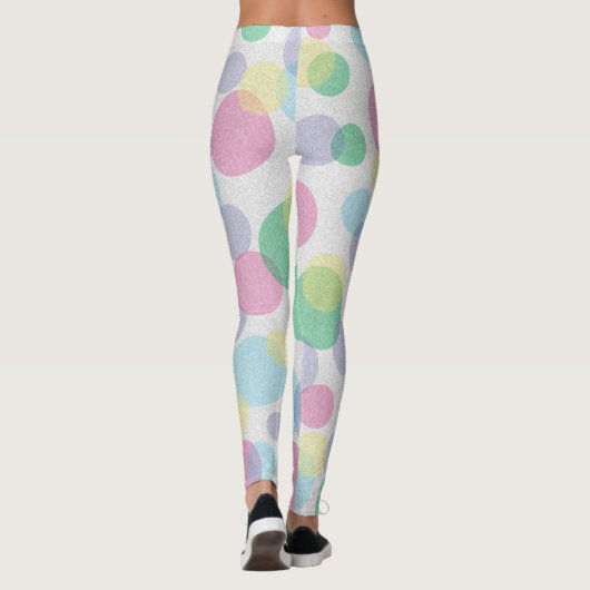 Farbliche Kreise Leggings (Rückseite)