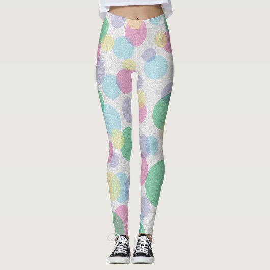 Farbliche Kreise Leggings (Vorderseite)