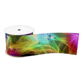 Farbliche Lichter und Sterne Satinband (Spule)