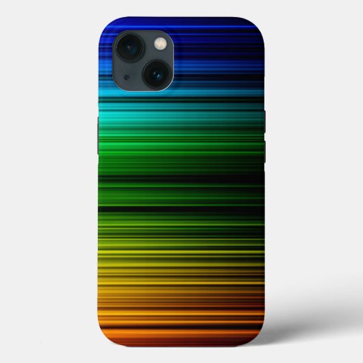 Farbliche Linien Case-Mate iPhone Hülle (Rückseite)