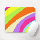 Farbliche Linien Mousepad (Mit Mouse)