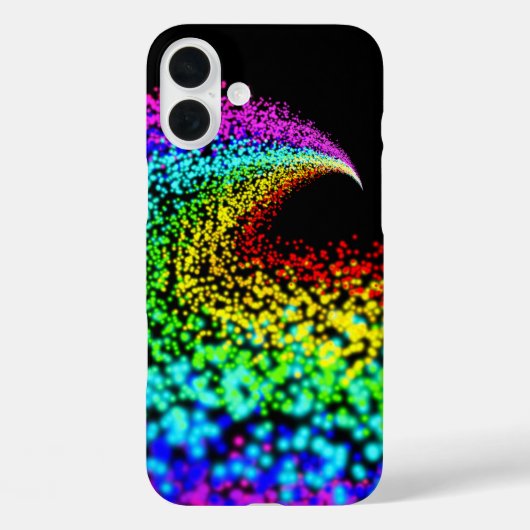 Farbliche Partikel Case-Mate iPhone Hülle (Rückseite)