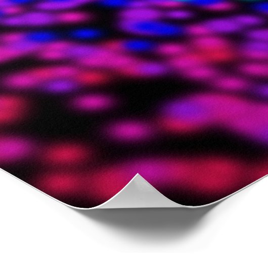 Farbliche Partikel Poster (Ecke)