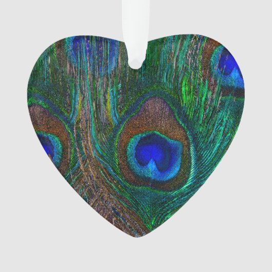 Farbliche Pfauenfüße Ornament (Vorderseite)