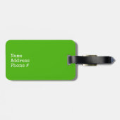 Farbliche Pfeile, benutzerdefinierter Gepäckanhäng Gepäckanhänger (Rückseite horizontal)