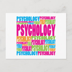 Farbliche Psychologie Postkarte