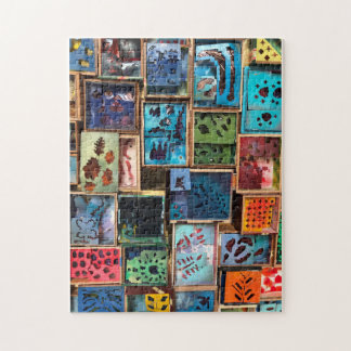 Farbliche Rahmen Puzzle