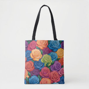 Farbliche Rose Tasche