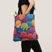 Farbliche Rose Tasche (Von Nahem)