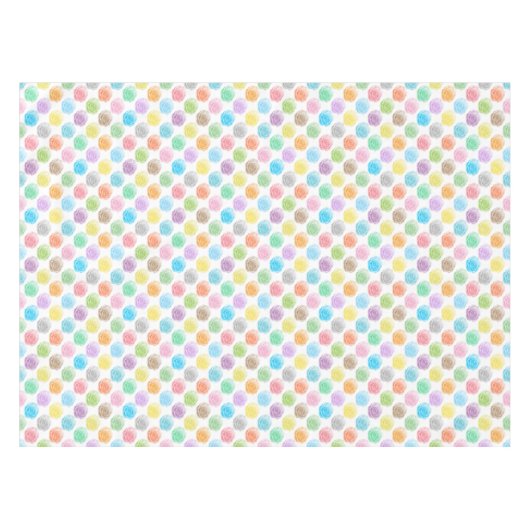 Farbliche Rose Tischdecke (Vorderseite (Horizontal))