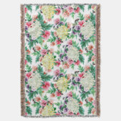 Farbliche Sommermuster der Blume Decke (Vorderseite Vertikal)