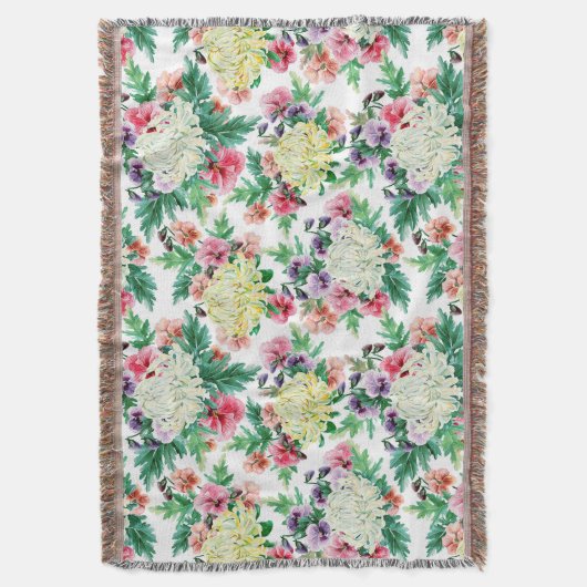 Farbliche Sommermuster der Blume Decke (Vorderseite Vertikal)