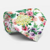 Farbliche Sommermuster der Blume Krawatte (Gerollt)