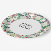 Farbliche Sommermuster der Blume Pappteller (Schrägansicht)