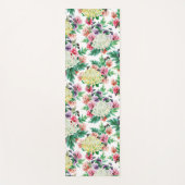 Farbliche Sommermuster der Blume Yogamatte (Vorderseite)