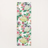 Farbliche Sommermuster der Blume Yogamatte (Rückseite)