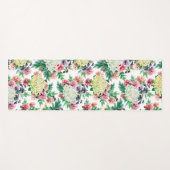 Farbliche Sommermuster der Blume Yogamatte (Vorderseite (Horizontal))