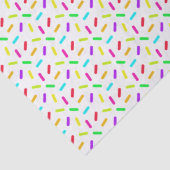 Farbliche Sprinklermuster Seidenpapier (Detail)