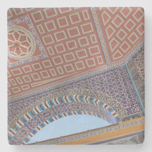 Farbliche Textur aus dem israelischen Untersetzer (Vorderseite)