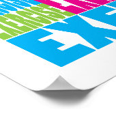 Farbliche Übung Poster (Ecke)