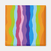 Farbliche Wellen Magnet (Vorne)
