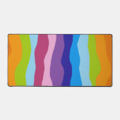 Farbliche Wellen Schreibtischunterlage (Vorderseite)