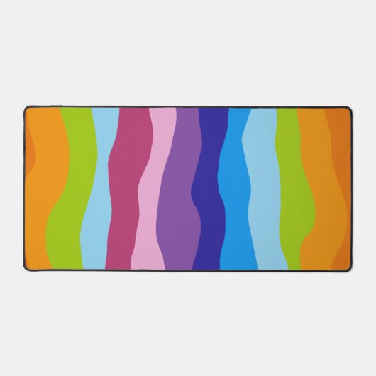 Farbliche Wellen Schreibtischunterlage (Vorderseite)